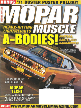 MOPAR MUSCLE 2002 DEC - 440 TESTS, 372 DUST'YA